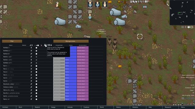 [RimWorld Mod] Animals Tab смотреть онлайн