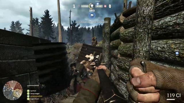 Verdun flamethrower attack смотреть онлайн