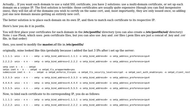 Virtual Domains with Postfix and SSL (2 Solutions!!) смотреть онлайн