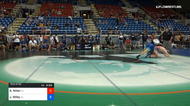 138 Lbs Rnd Of 64 Ayden Miller Pennsylvania Vs John Wiley Oklahoma смотреть онлайн