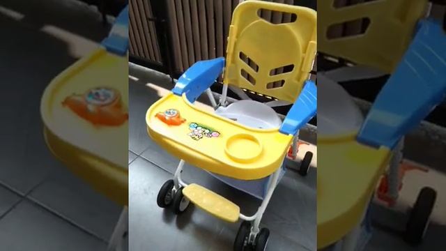 Family FC8288 Chair Stroller Yellow/Blue смотреть онлайн