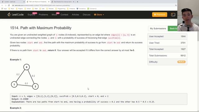 Geometric medians??? Leetcode Weekly Contest 197 [Rank 279] смотреть онлайн