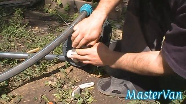 Ремонт харьковского насоса БЦН. Замена конденсатора. смотреть онлайн