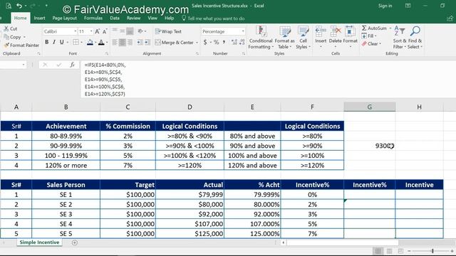 Excel 10 4 2 Importance of correct sequence of multiple logical conditions смотреть онлайн