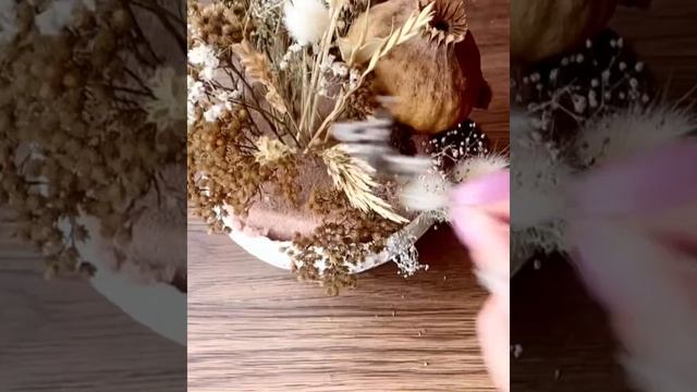 Тренд года - эко букет ✨. Создаём композицию из сухоцветов. ? смотреть онлайн
