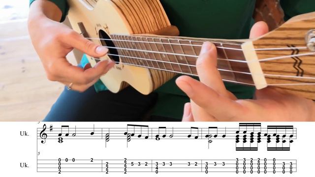 Lost On You - LP (Ukulele TUTORIAL) + free Tabs смотреть онлайн