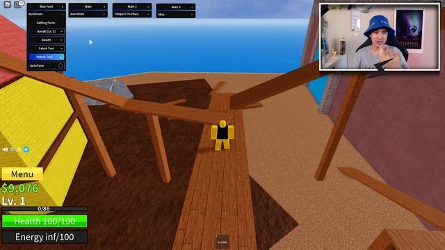 ROBLOX OP Blox Fruit GUI Script (2023 Pastebin) смотреть онлайн