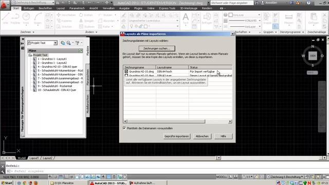 AutoCad 2013 - 03 Layout loeschen unbenennen usw (Plansatz) смотреть онлайн