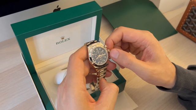 ROLEX DAYTONA UNBOXING (white Gold, Blue Dial)