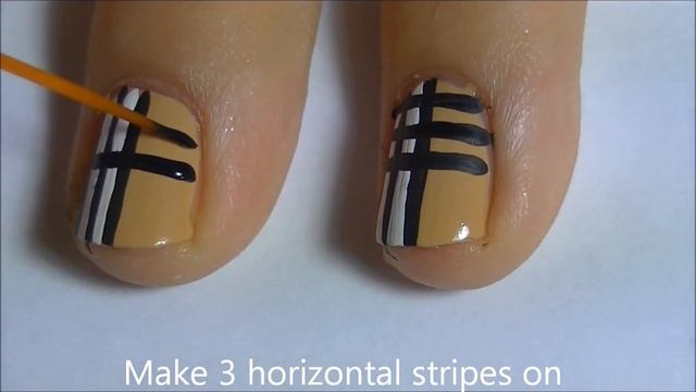 Burberry Print Nail Art смотреть онлайн