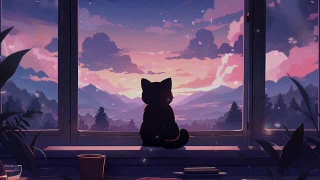 A peaceful day 🐱 Lofi cat mix 🐾 Chill with my cat [Relax / Chill / Study / Stress Relief] смотреть онлайн