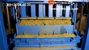 Производство арболитовых блоков, опилкобетона на гидровибропрессе ВПГ-1000+