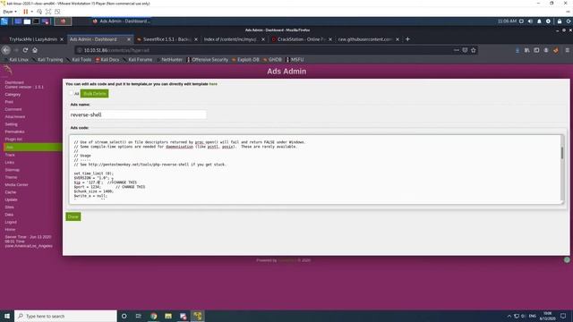 Tryhackme LazyAdmin Walkthrough in Under 11 Minutes смотреть онлайн