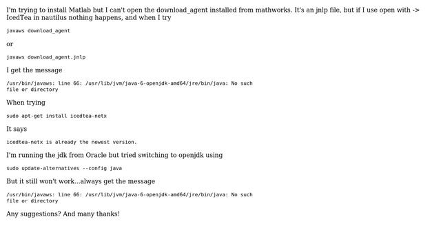 Ubuntu: Cannot launch .jnlp file in precise pangolin смотреть онлайн