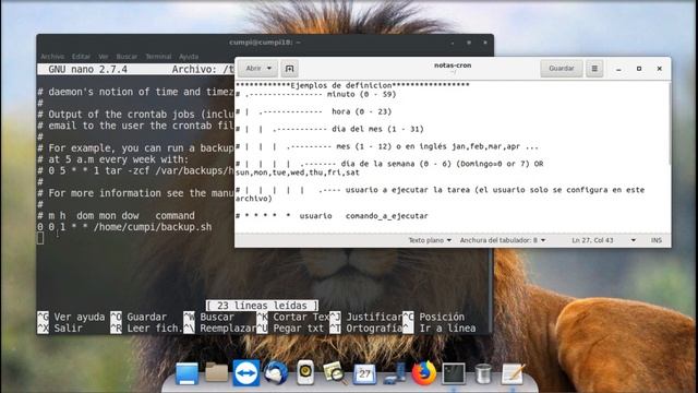 Programar tareas con Cron - Introducción a Linux смотреть онлайн