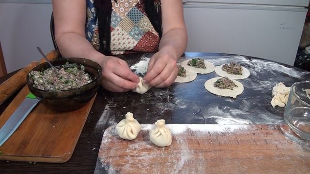 ХИНКАЛИ с кинзой смотреть онлайн