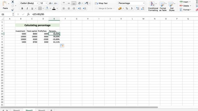 How to calculate percentages in excel 2016 смотреть онлайн