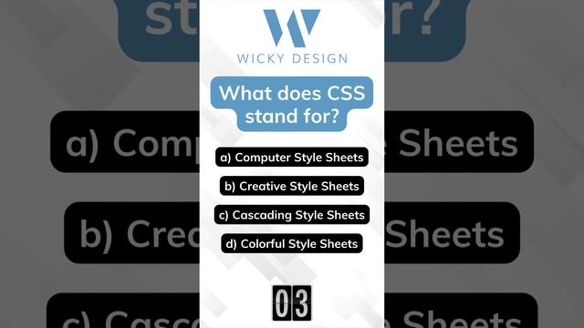What does CSS stand for?#css #webdesign #webdevelopment смотреть онлайн