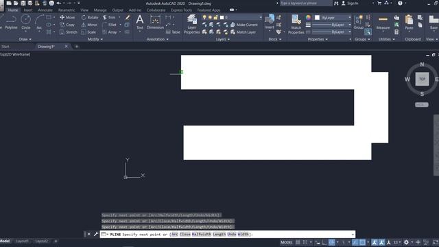 AutoCad 12 : Polyline and spline смотреть онлайн