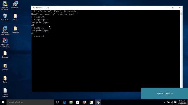 In place operators in Python || Tutorial for Beginners || смотреть онлайн