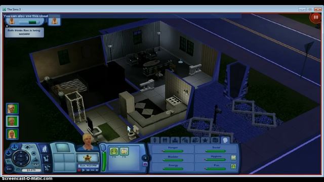 Sims 3 Cheats. How to put up your needs. смотреть онлайн