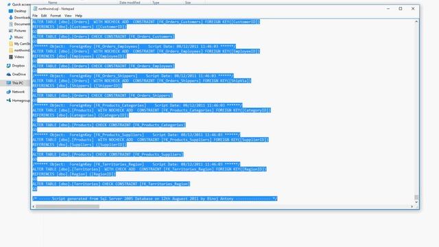 SQL Server Tutorial: How to install NorthWind sample database смотреть онлайн