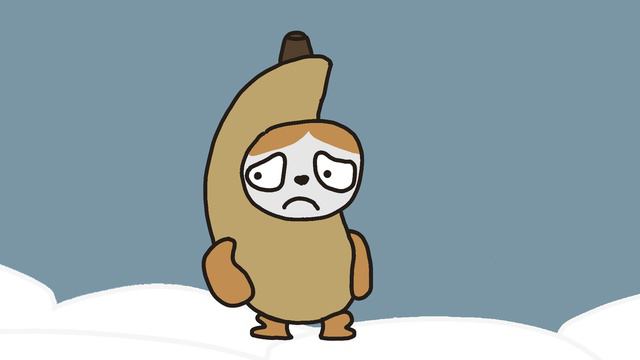 Кот Банан Плачет- но это 2D АНИМАЦИЯ | Banana cat crying ANIMATION смотреть онлайн