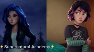 Академия Сверхъестественного Миша&Макс Джесса&Бракс.        Клип «Идиоты»