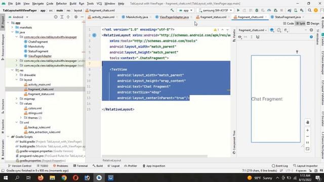 Android Tab layout using ViewPager2 | Tab Layout with fragments | Android Tutorial 2022 смотреть онлайн