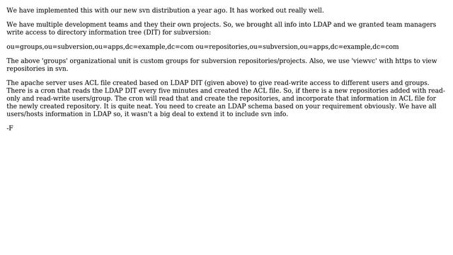 DevOps & SysAdmins: Simple web-frontend for remote svn administration? (9 Solutions!!) смотреть онлайн