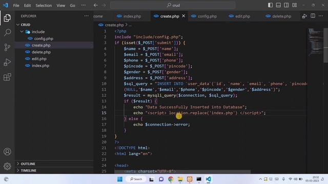 PHP CRUD Application | Learn Coding смотреть онлайн