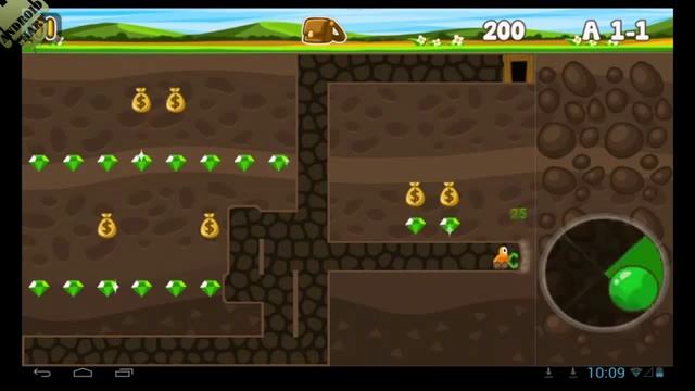 Digger HD Диггер   Обзор Игры на Андроид, HD Геймплей