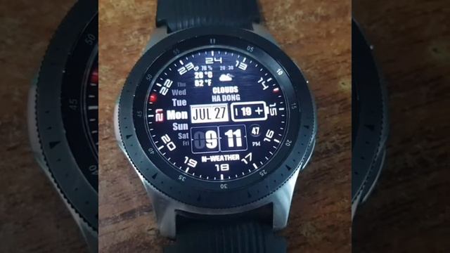 [WATCH FACE] NEW WEATHER WATCHFACE NTV369 - FOR SAMSUNG GALAXY WATCH 3, ACTIVE 2, GEAR S3... смотреть онлайн