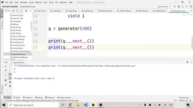 Generators in Python | Python for Absolute Beginners in English | #71 смотреть онлайн