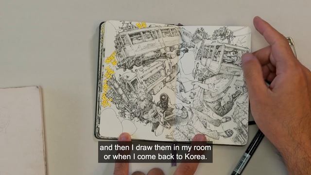 Kim Jung Gi - Personal Sketchbook Tour смотреть онлайн