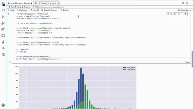 Quant Strategy: Statistical Arbitrage - Pairs Trading