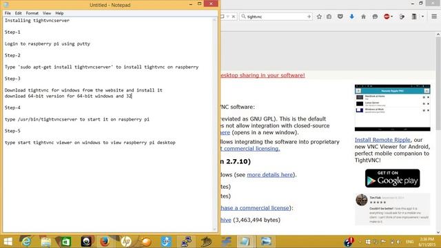 How to install TightVNC raspberry pi смотреть онлайн