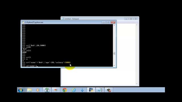 Python dictionary смотреть онлайн