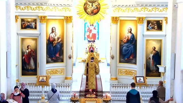 17.09.2023 10-00 Прямая трансляция в Храме Рождества Христова на Песках, Санкт-Петербург. смотреть онлайн