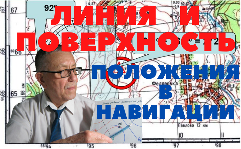 Линия и поверхность положения в навигации.