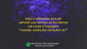 Dumb Ways to Die (Lyrics)