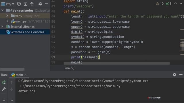 How To create Password of any length in Python|ratan agarwal it informer смотреть онлайн