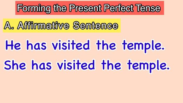 Forming Present Perfect Tense смотреть онлайн