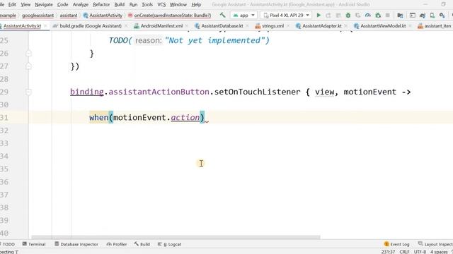 Google Assistant App Tutorial in Android Studio | Voice Assistant App in Android Tutorials | PART 4 смотреть онлайн