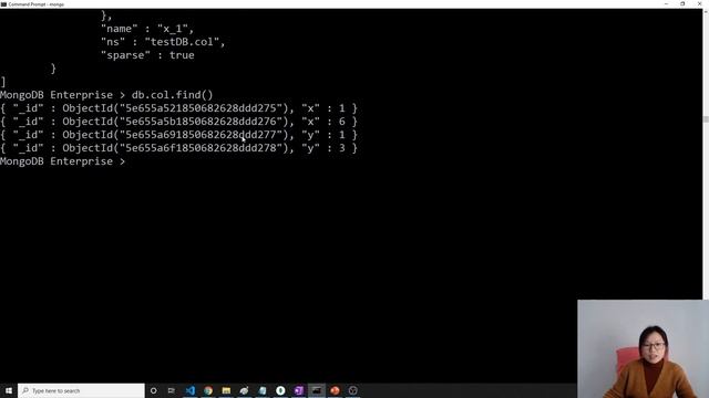 MongoDB - Indexes: Sparse Index смотреть онлайн