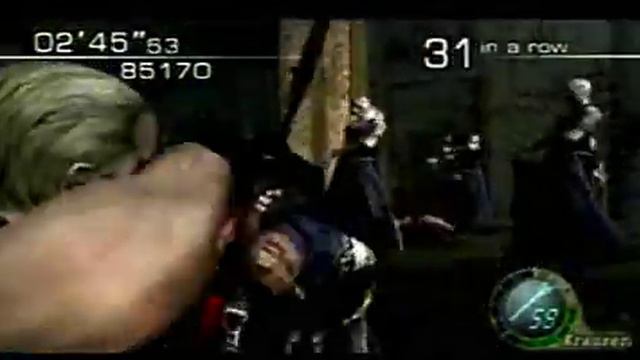 RE4 Mercenaries - Krauser Castle 242K GC NTSC смотреть онлайн