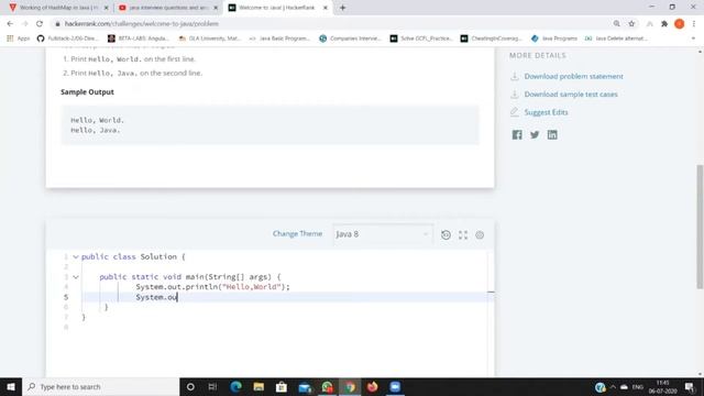HackerRank Java Solutions | Introduction | 1. Welcome to Java смотреть онлайн