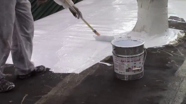 Гидроизоляция кровли без снятия старого битумного ковра, полиуретановыми жидкими мастиками смотреть онлайн