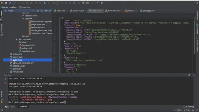 5 Create maven openui5 project смотреть онлайн