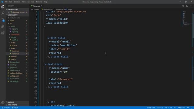 Login | Vue.js | Vuetify смотреть онлайн